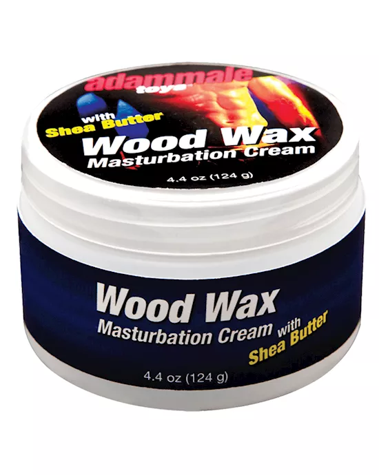 Adam Male Toys Wood Wax Masturbation Cream 44 oz 124 g Jar
