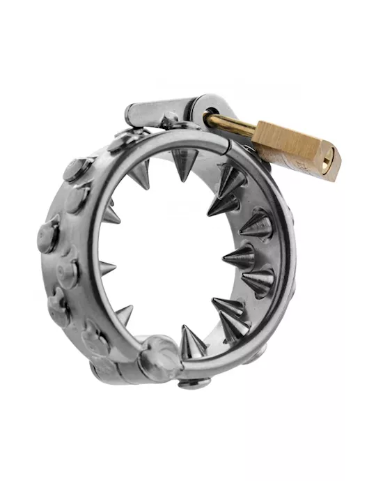 Impaler Locking Cbt Ring With Spikes
