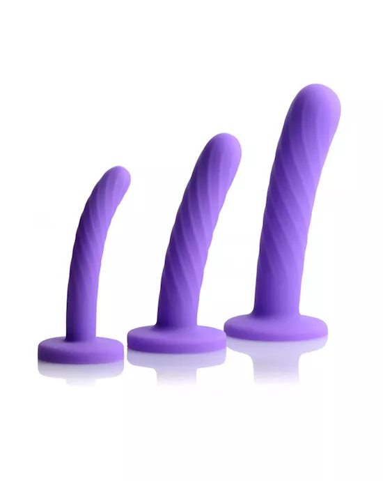 Trinity Strap-on 3 Piece Dildo Set