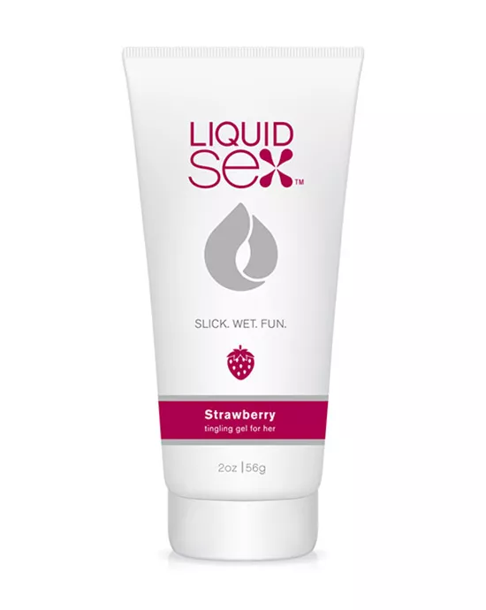 Liquid Sex Tingling Gel for Her Strawberry 2 oz 56 g Tube