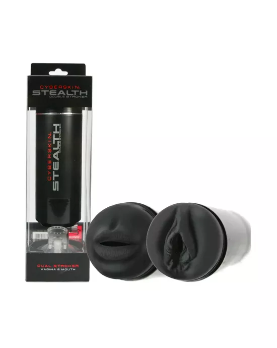 Cyberskin Stealth Double Stroker Pussy & Mouth