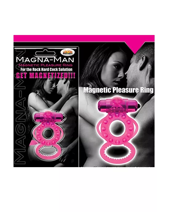 Magna Man Magnetic Ring Magenta