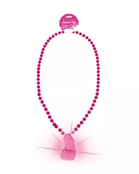 Light Up Pecker Party Necklace