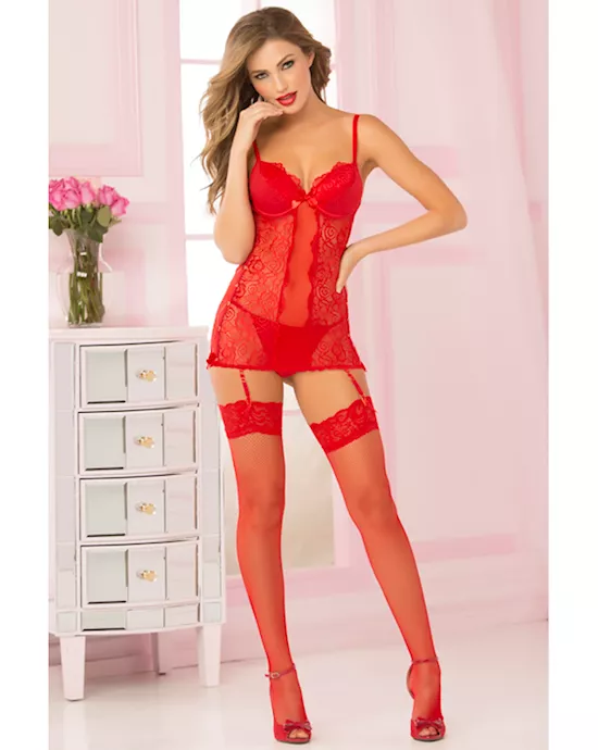 Hot Couture Chemise Set