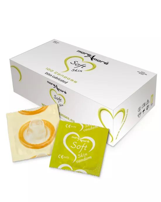 MoreAmore Condom Soft Skin 100 pcs