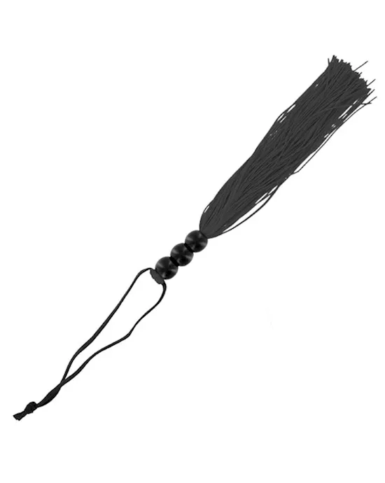 S&M Small Rubber Whip Black