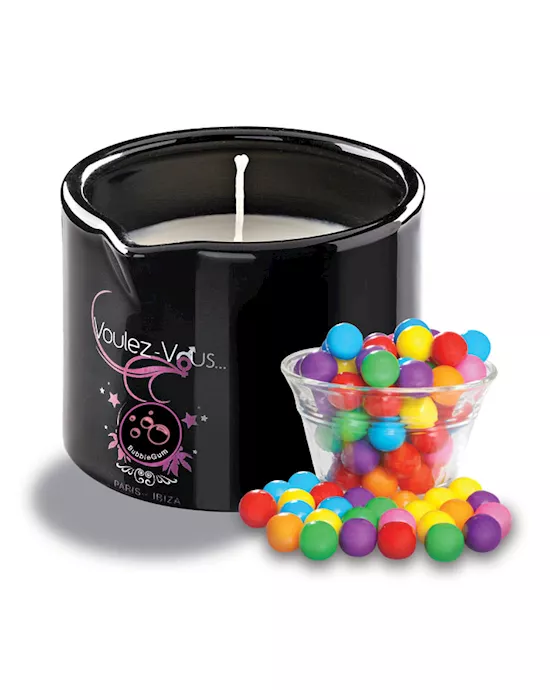Voulez-Vous Massage Candle Bubblegum