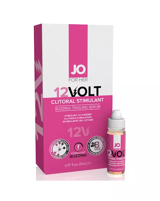 System JO 12Volt Clitoral Serum Buzzing 5 ml