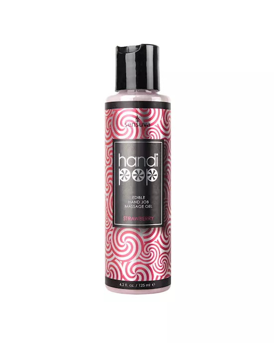 Sensuva Handipop Strawberry Hand Job Massage Gel 125 ml