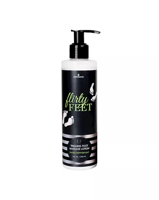 Sensuva Flirty Feet Tingling Foot Massage Lotion 236 ml