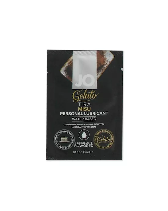 System JO Sachet Gelato Tiramisu Lubricant Sachet 3 ml