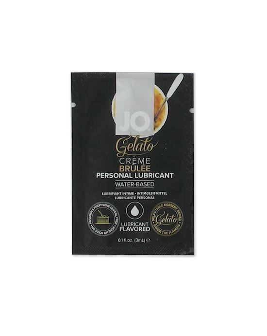 System Jo Sachet Gelato Creme Brulee Lubricant 3 Ml