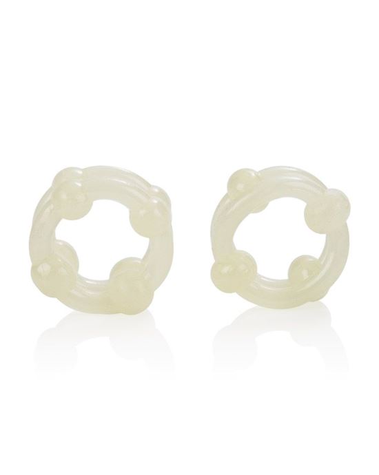 Island Rings Double Stackers Glow in the Dark