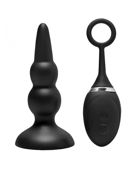 Force 12X Remote Control Silicone Anal Plug