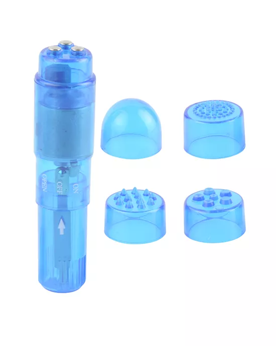 WATERPROOF MINI-MITE VIBRATOR-BLUE