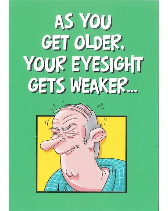 AS YOU GET OLDER