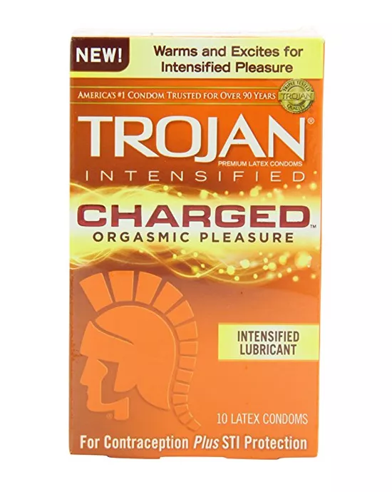 Trojan Charged 10pk