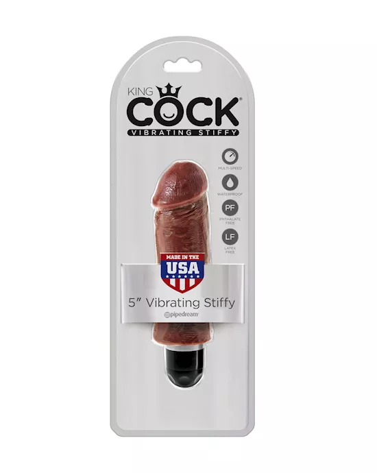 King Cock 5 in Vibrating Stiffy