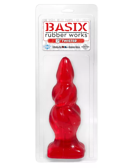 BASIX 6 INCH TWISTER RED