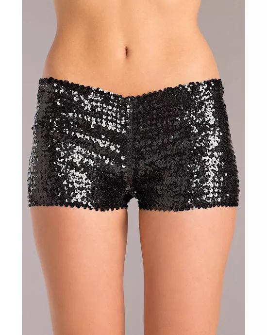Sequin booty shorts