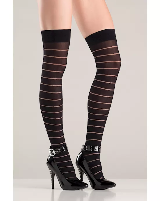 Sexy Striped Thigh Highs