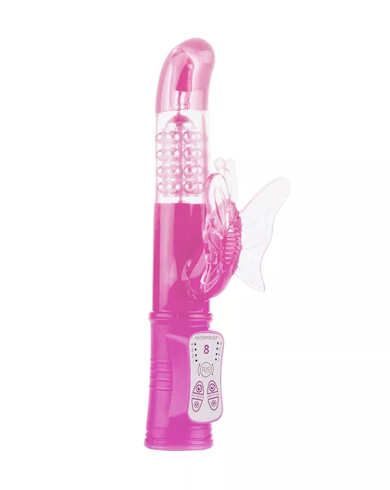 Butterfly Vibrator - Rotating Dual Motors - 8 Speeds