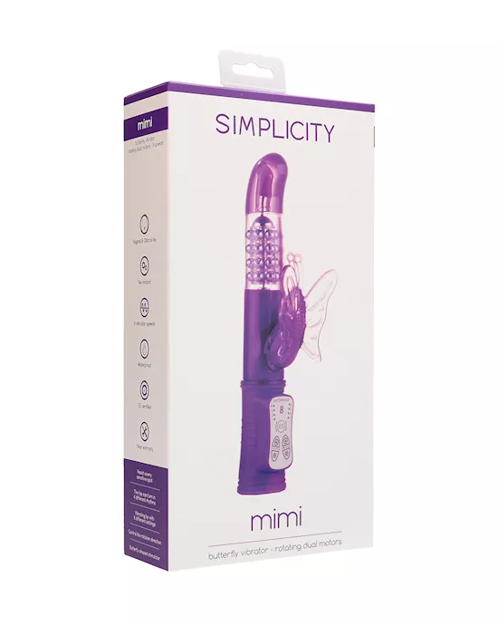 MIMI butterfly vibrator - rotating dual motors