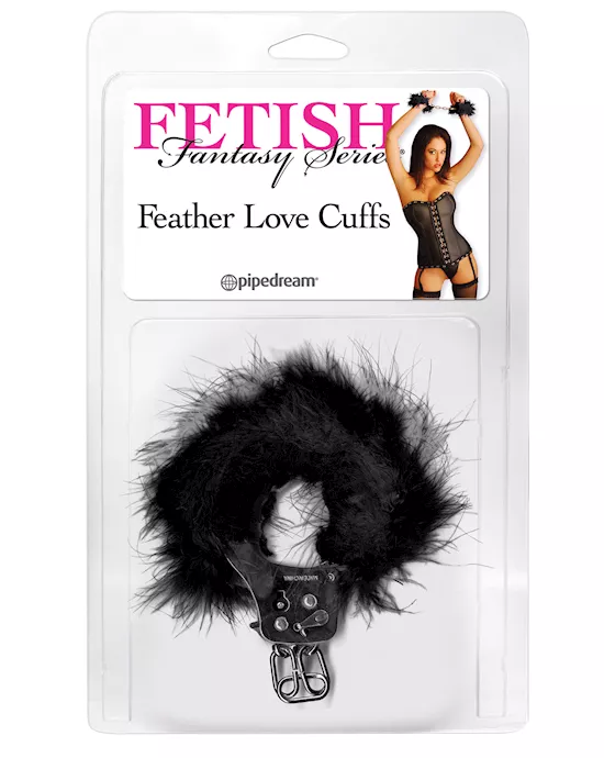 FF FEATHER LOVE CUFFS BLACK