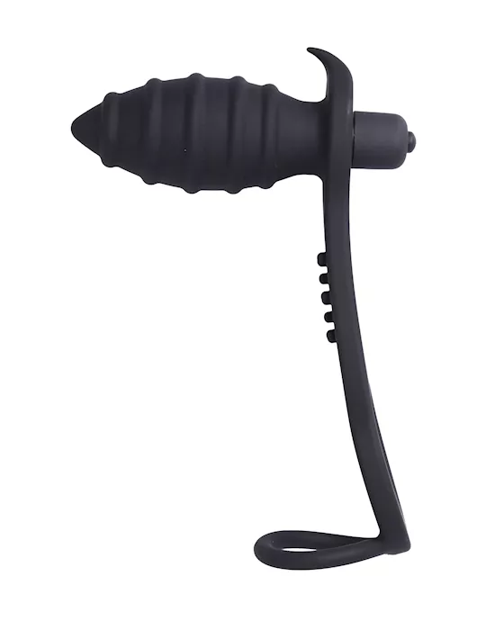 Butt Plug with Cock and Ball Ring