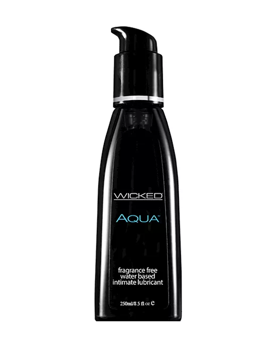 Wicked Aqua Fragrance Free Waterbased Lubricant