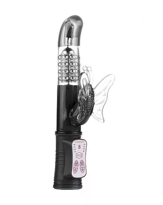 Mimi Butterfly Vibrator Rotating Dual Motors 8 Speeds