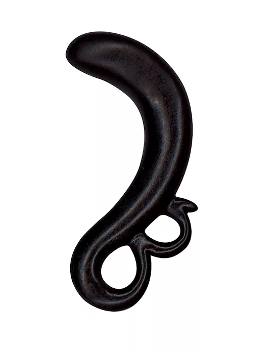 PE Silicone Prostate Stimulator 2 finger holes