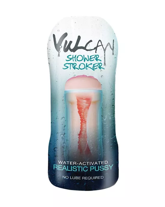 CyberSkin H2O Vulcan Pussy Shower Stroker