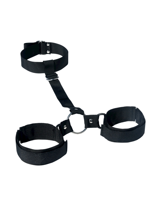 Sex And Mischief Shadow Neck And Wrist Restraint