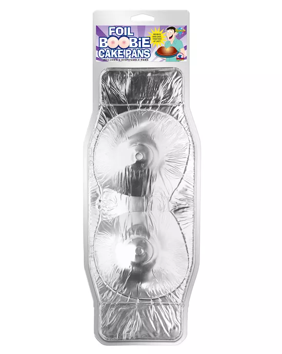 Disposable Boobie Cake Pan 2 Pcs
