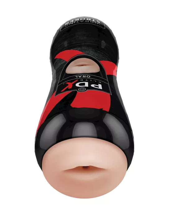 PDX Elite Vibrating Oral Stroker