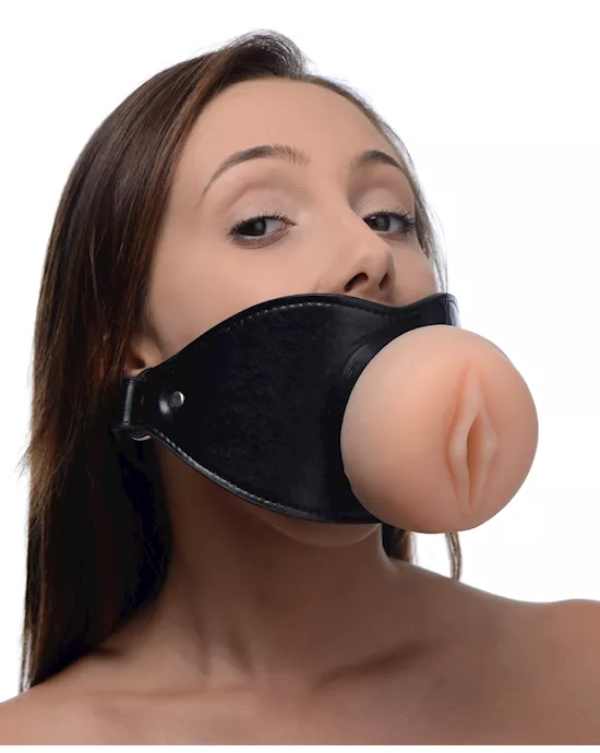 Pussy Face Oral Sex Mouth Gag