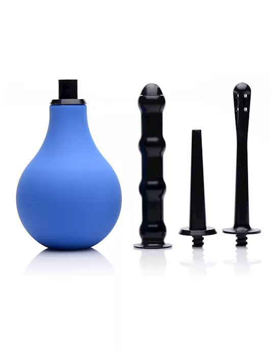 Premium One-Way Valve Anal Douche Set