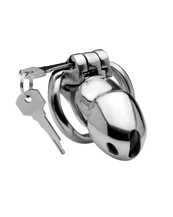 Rikers 24-7 Stainless Steel Locking Chasity Cage