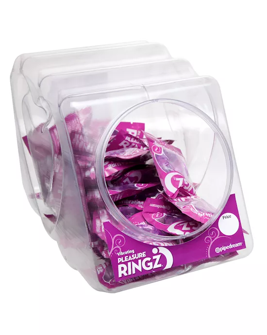 VIBRATING PLEASURE RINGZ BOWL 36 Units
