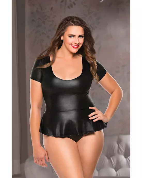 Peplum Top and G-String