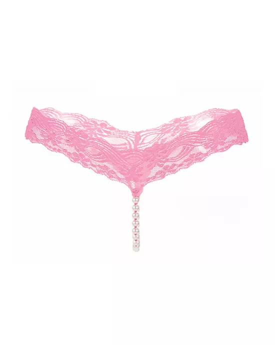 Amore Lacy Pearl Thong