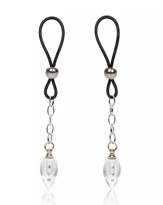 Nipple Play Non-Piercing Nipple Jewelry Crystal Teardrop