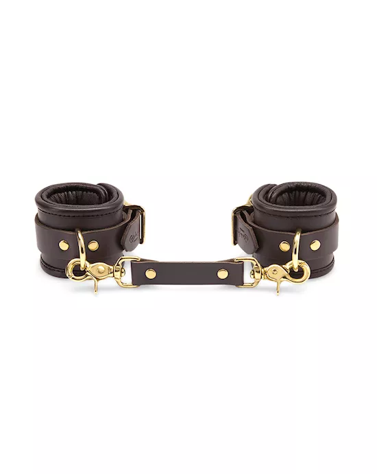 Coco de Mer  Leather Wrist Cuffs