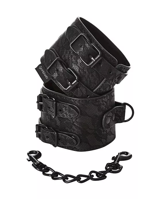 Sincerely Lace Double Strap Handcuffs