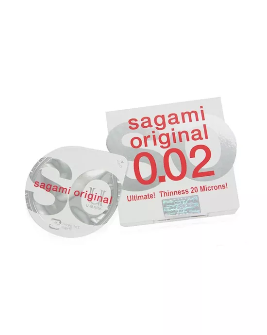 Sagami Original 002 Condom - 6 pack