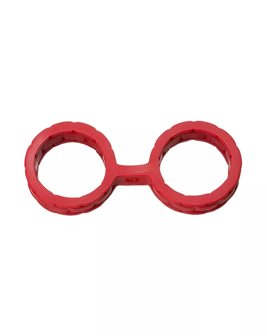 Japanese Style Silicone Bondage Cuffs - Large