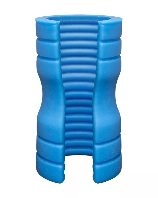 OptiMALE TRUSKYN Ribbed Silicone Stroker