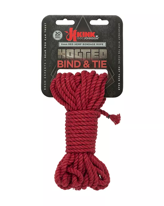 Kink Hogtied Bind & Tie 6mm Hemp Bondage Rope