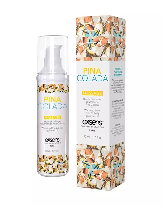 Warming Gourmet Massage Oil - Pina Colada